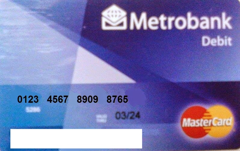 how to know my metrobank account number